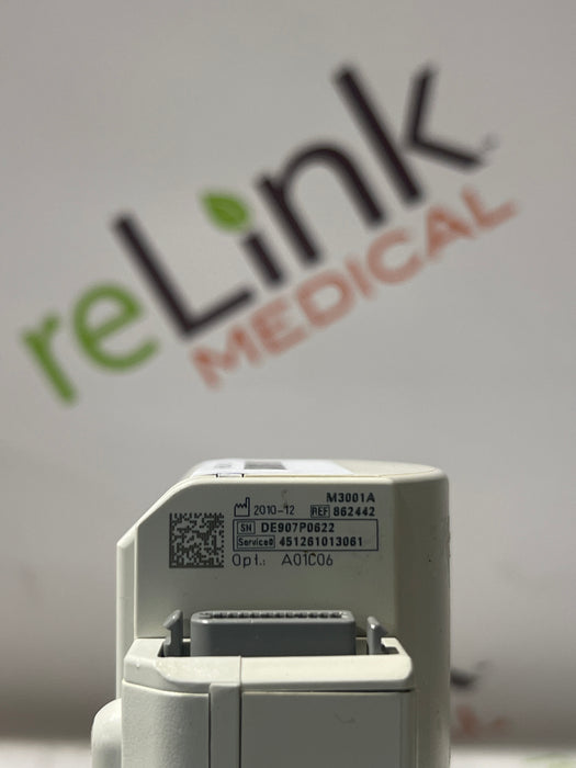 Philips M3001A-A01C06 Fast SpO2, NIBP, ECG, Temp, IBP MMS Module