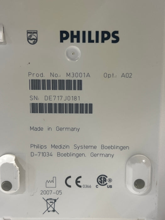 Philips M3001A-A02 OxiMax SpO2, NIBP, ECG MMS Module