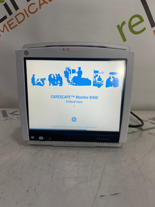 GE Healthcare Carescape B450 Critical Care Patient Monitor