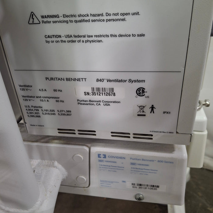 Puritan Bennett 840 Ventilator without Compressor