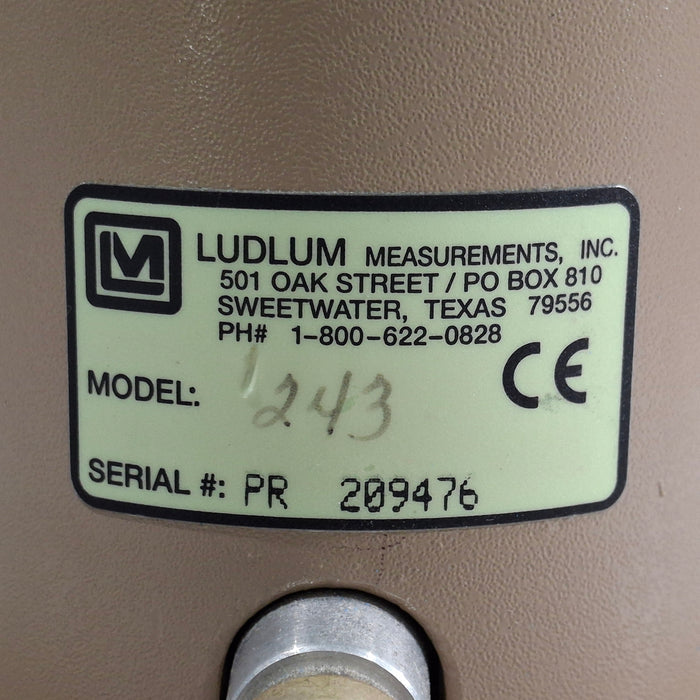 Ludlum Measurements Model 243 Shielded Well Gamma Sample Counter Head