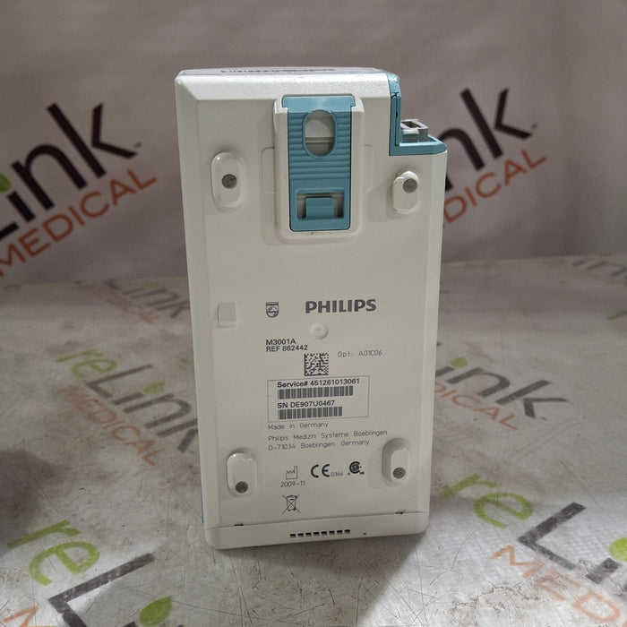 Philips M3001A-A01C06 Fast SpO2, NIBP, ECG, Temp, IBP MMS Module