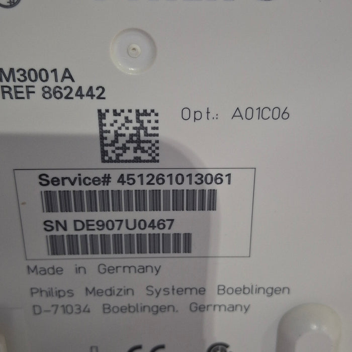 Philips M3001A-A01C06 Fast SpO2, NIBP, ECG, Temp, IBP MMS Module