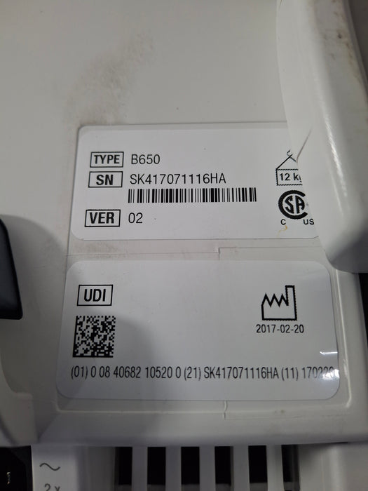 GE Healthcare Carescape B650 Anesthesia Care Patient Monitor