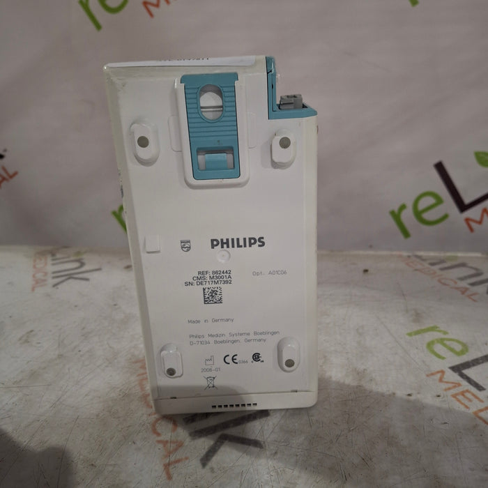 Philips M3001A-A01C06 Fast SpO2, NIBP, ECG, Temp, IBP MMS Module