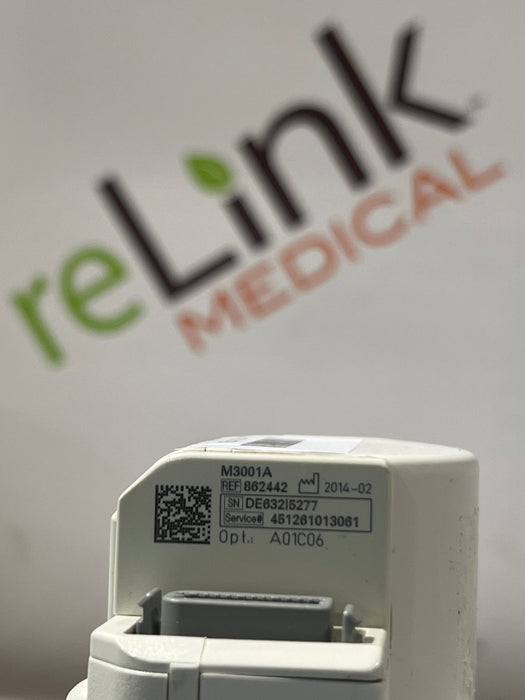 Philips M3001A-A01C06 Fast SpO2, NIBP, ECG, Temp, IBP MMS Module