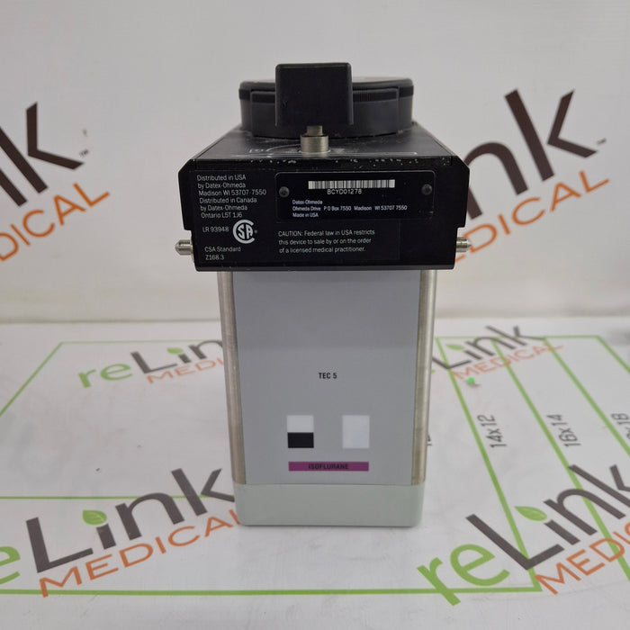 Datex-Ohmeda Isotec 5 Isoflurane Vaporizer