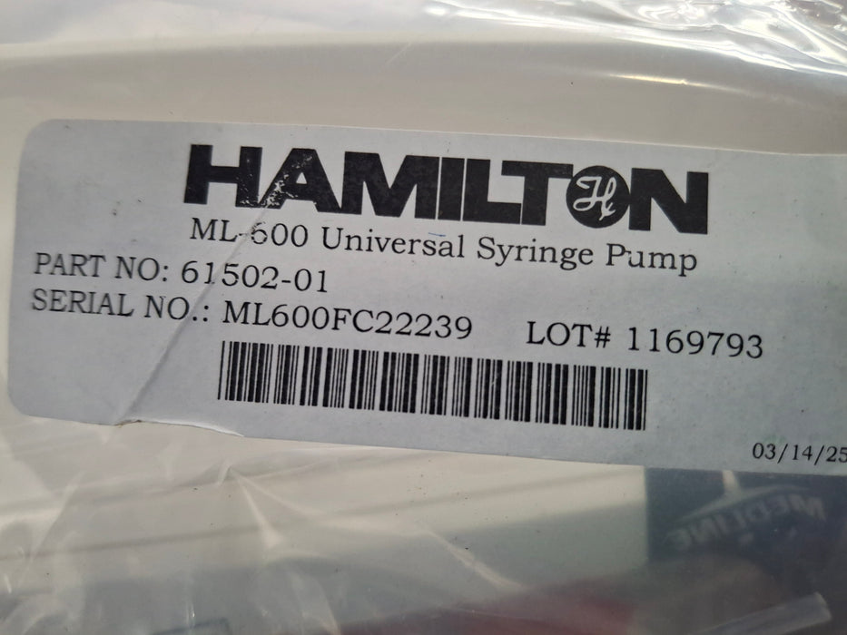 Hamilton Company MicroLAB 600 Controller