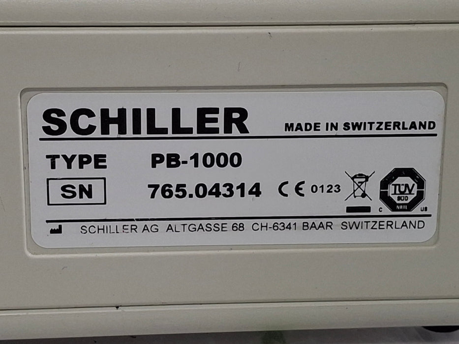 Schiller America PB-1000 Patient Monitor