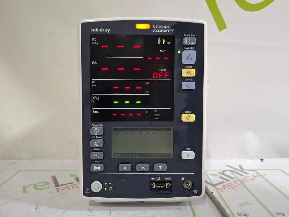 Mindray Datascope Accutorr V Vital Signs Monitor