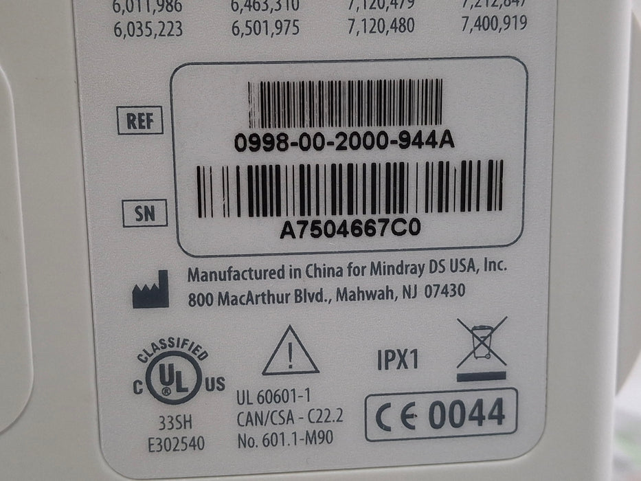 Mindray Datascope Accutorr V Vital Signs Monitor