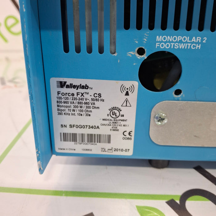 Covidien Valleylab Force FX-C Electrosurgical Generator