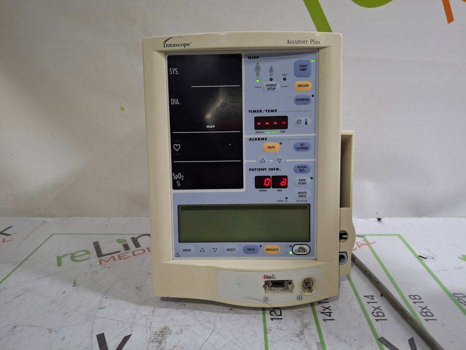 Datascope Accutorr Plus Vital Signs Monitor