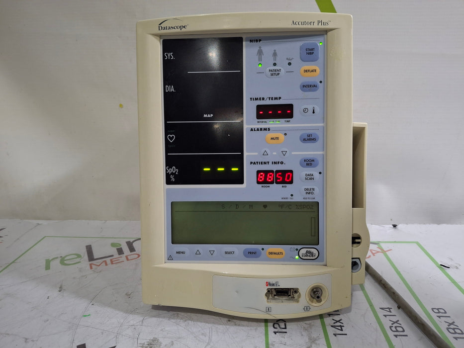 Datascope Accutorr Plus Vital Signs Monitor