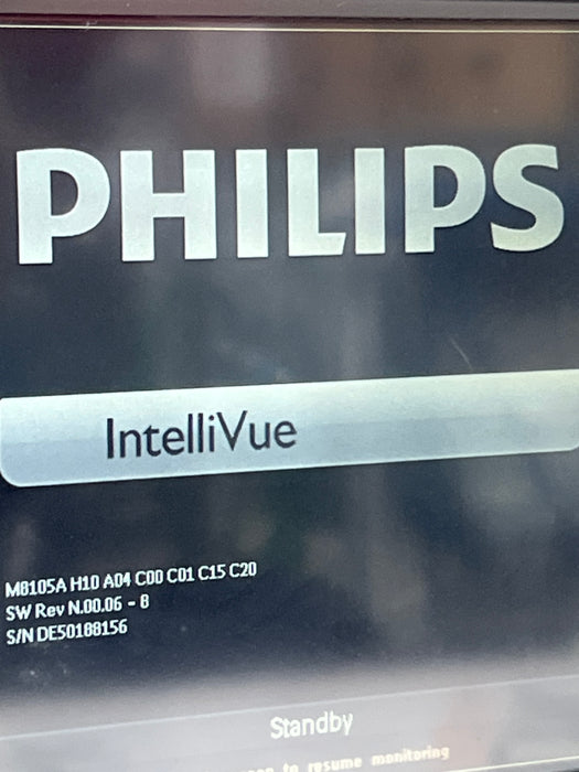 Philips Intellivue MP5 - ECG, Fast SpO2, NIBP Patient Monitor