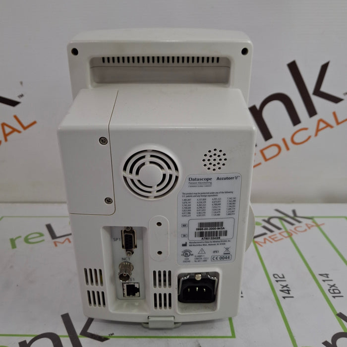 Mindray Datascope Accutorr V Vital Signs Monitor