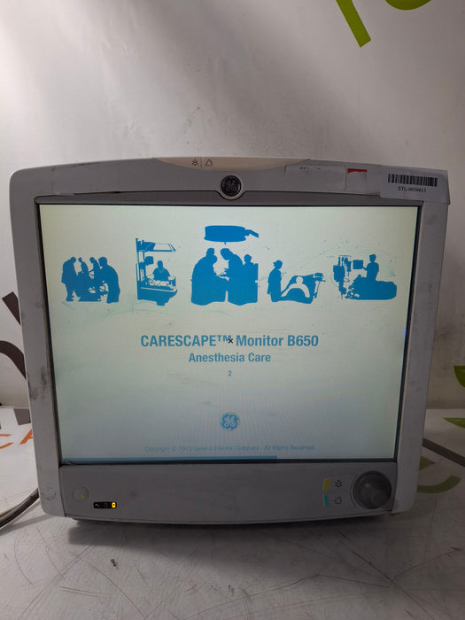 GE Healthcare Carescape B650 Anesthesia Care Patient Monitor