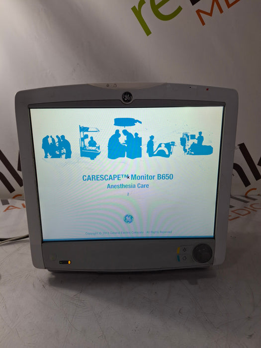 GE Healthcare GE Healthcare Carescape B650 Anesthesia Care Patient Monitor Patient Monitors reLink Online