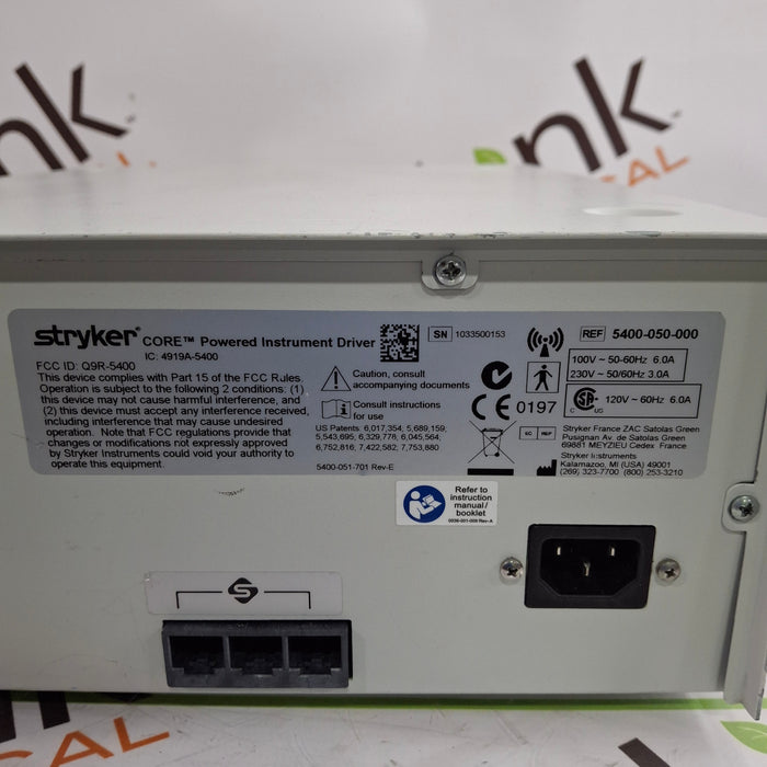 Stryker 5400-050 Core Powered Instrument Driver