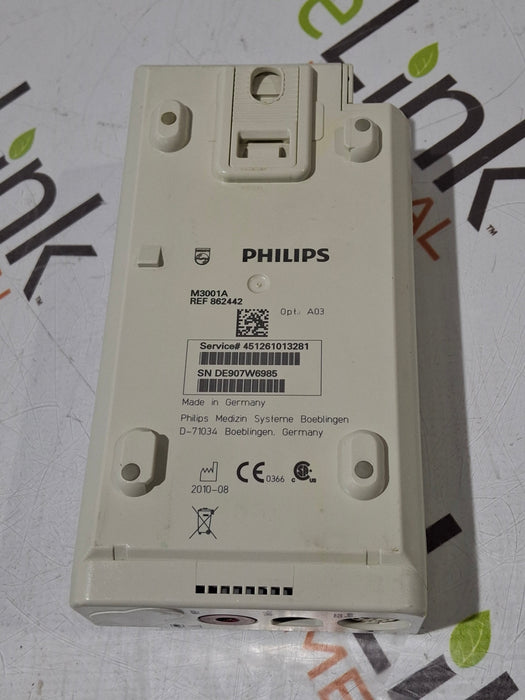 Philips M3001A-A03C06 Masimo SpO2, NIBP, ECG, Temp, IBP MMS Module