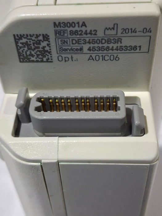 Philips M3001A-A01C06 Fast SpO2, NIBP, ECG, Temp, IBP MMS Module