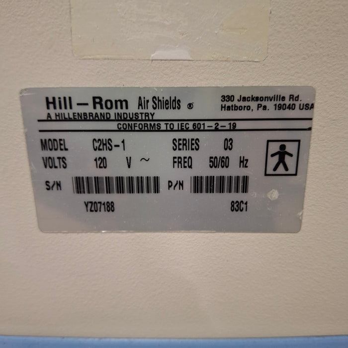 Hill-Rom Air Shields C2HS-1 Incubator