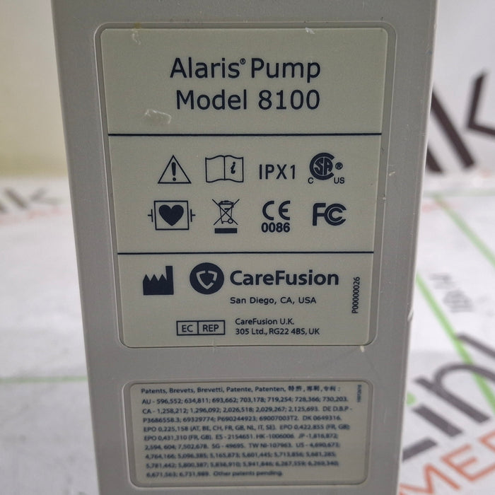 CareFusion Alaris 8100 LVP Infusion Pump Module