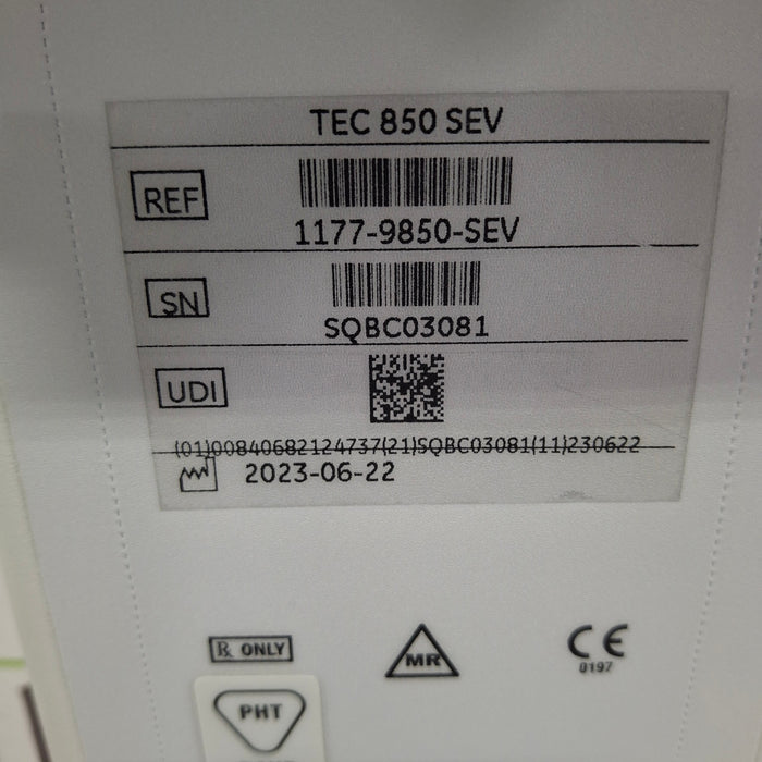 Datex-Ohmeda Tec 850 Sevoflurane Vaporizer