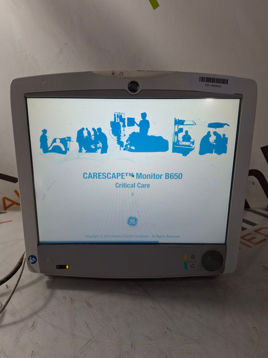 GE Healthcare Carescape B650 Critical Care Patient Monitor