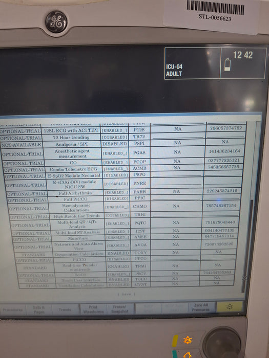 GE Healthcare Carescape B650 Critical Care Patient Monitor