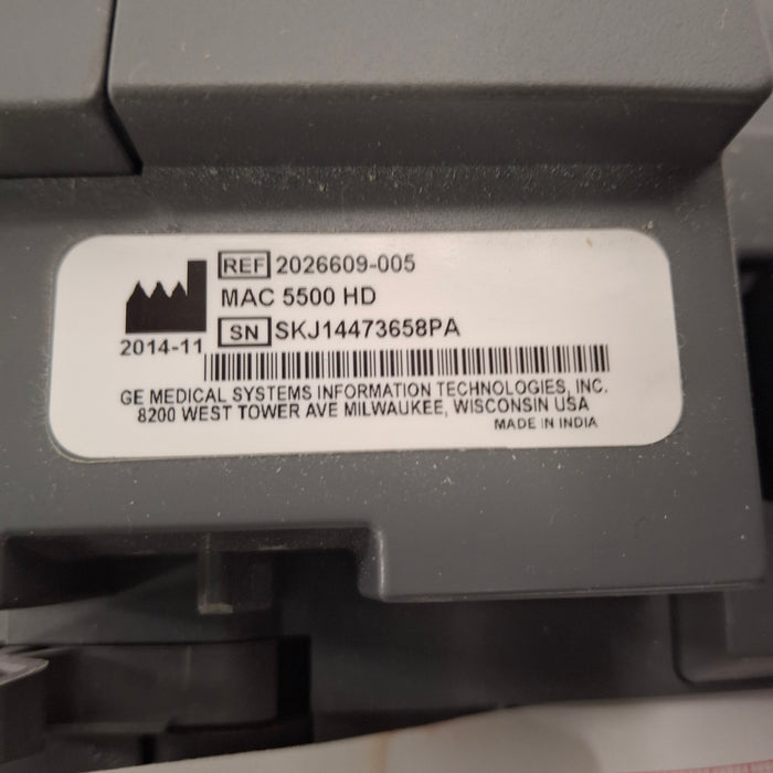 GE Healthcare MAC 5500 HD ECG without CAM Module