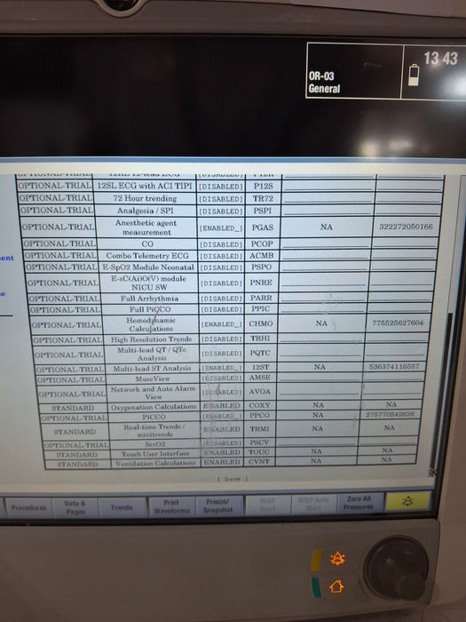 GE Healthcare Carescape B650 Anesthesia Care Patient Monitor