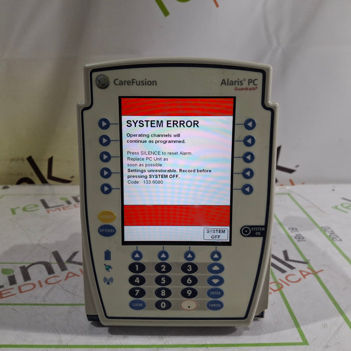 CareFusion Alaris 8015 Large Screen POC Infusion Pump