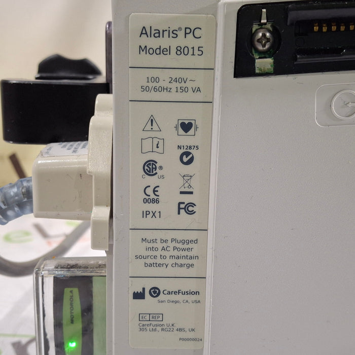 CareFusion Alaris 8015 Small Screen POC Infusion Pump