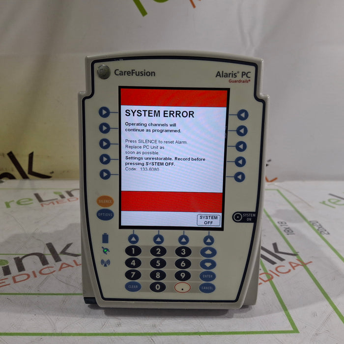 CareFusion Alaris 8015 Large Screen POC Infusion Pump