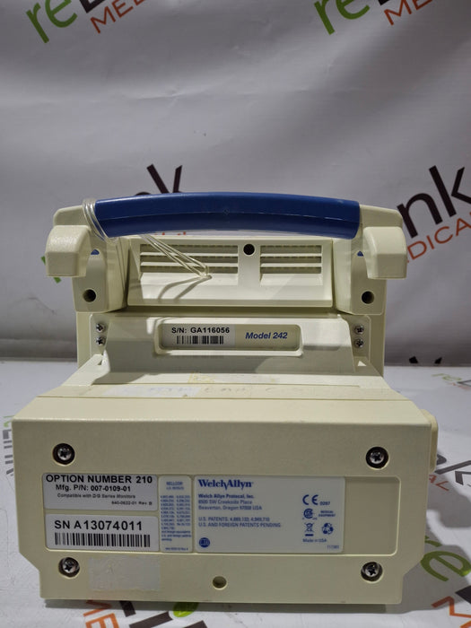 Welch Allyn Propaq CS 242 Vital Signs Monitor