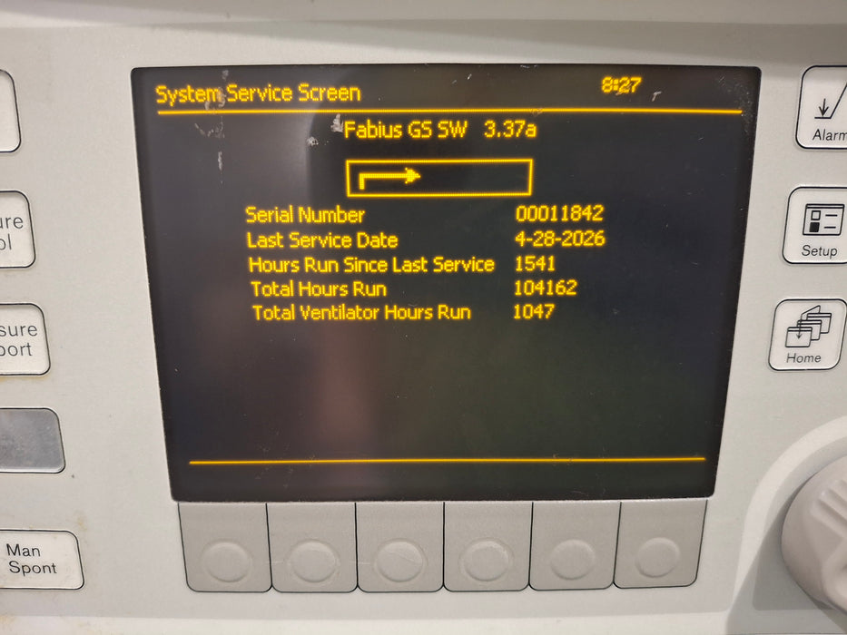 Draeger Medical Fabius GS Anesthesia Machine