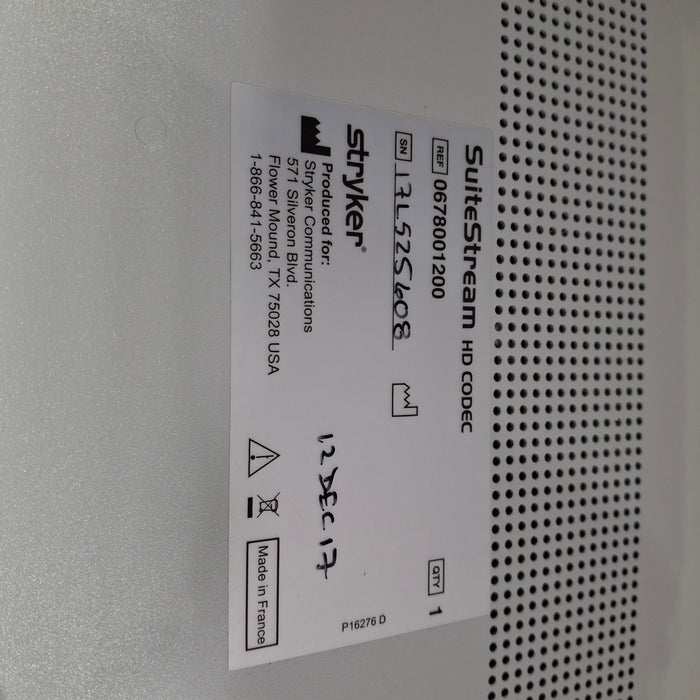 Stryker SuiteStream HD Codec