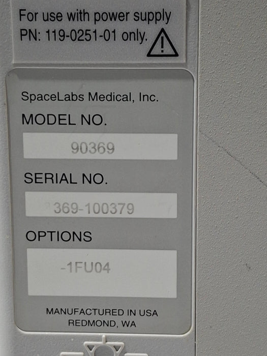 Spacelabs Healthcare 90369 Patient Monitor