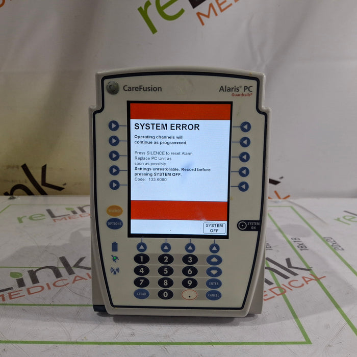 CareFusion Alaris 8015 Large Screen POC Infusion Pump