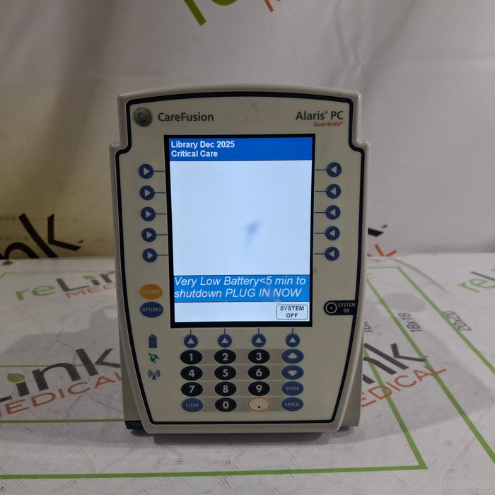 CareFusion Alaris 8015 Large Screen POC Infusion Pump