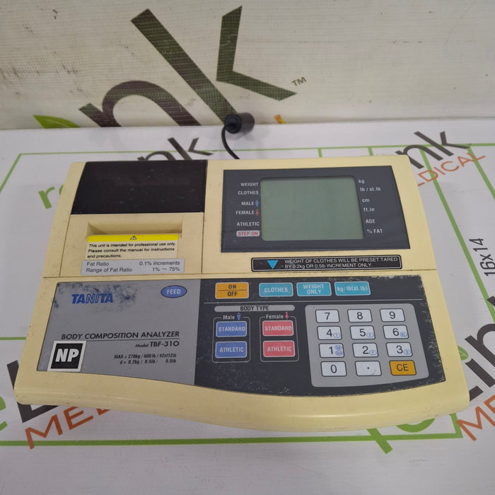 Tanita TBF-310 Professional Body Composition Analyzer