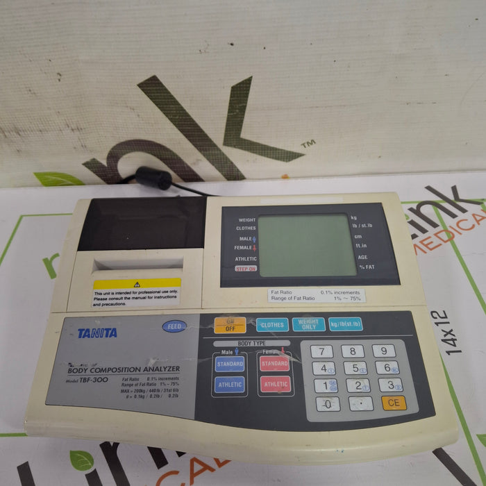 Tanita TBF-300 WA Body Composition Analyzer