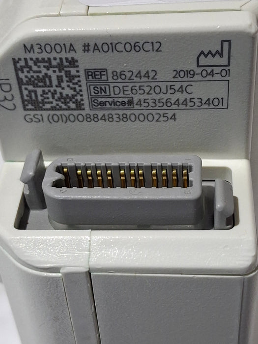 Philips M3001A-A01C06C12 Fast SpO2, NIBP, 12 lead ECG, Temp, IBP MMS Module