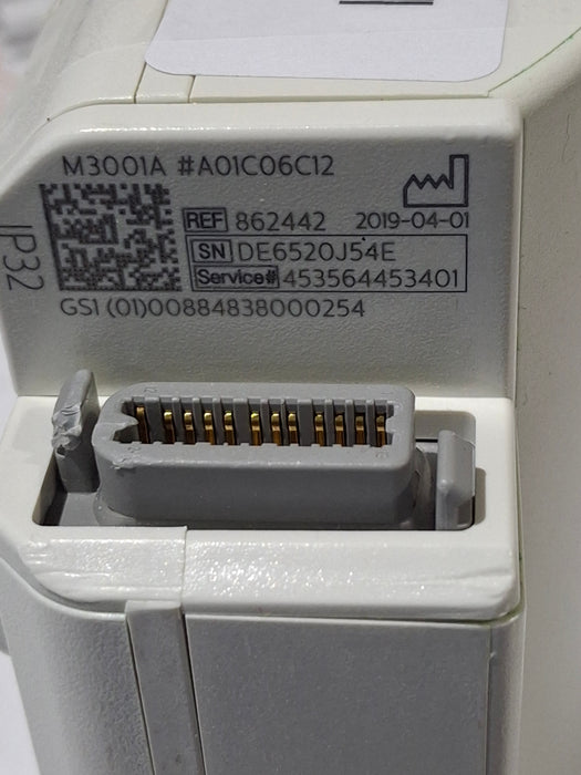 Philips M3001A-A01C06C12 Fast SpO2, NIBP, 12 lead ECG, Temp, IBP MMS Module