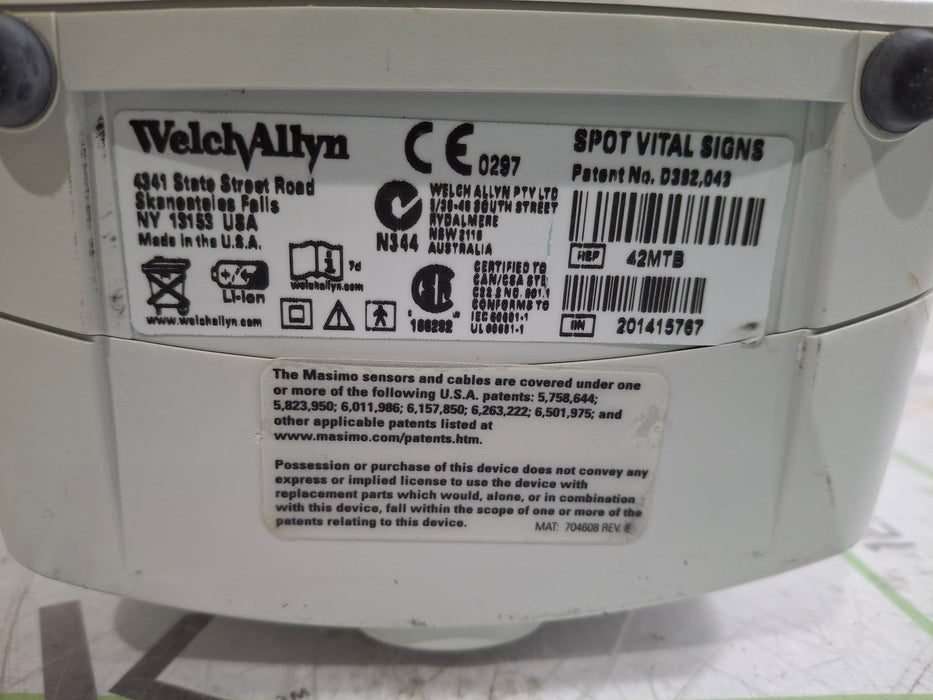 Welch Allyn Spot 420 - NIBP, Temp, Masimo SpO2 Vital Signs Monitor