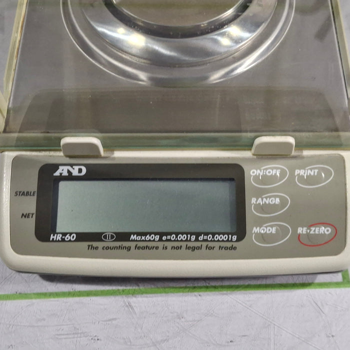 A&D HR-60 Analytical Scale Balance