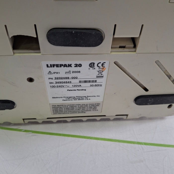 Physio-Control LifePak 20 Defibrillator