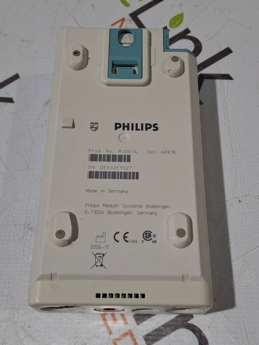 Philips M3001A-A01C18 Fast SpO2, NIBP, 12 lead ECG, Temp, IBP MMS Module
