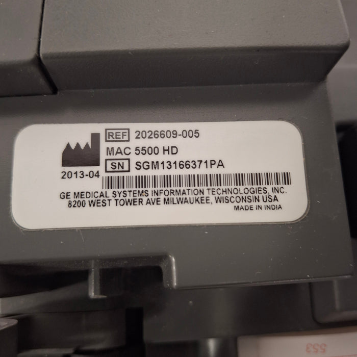 GE Healthcare MAC 5500 HD ECG with CAM Module